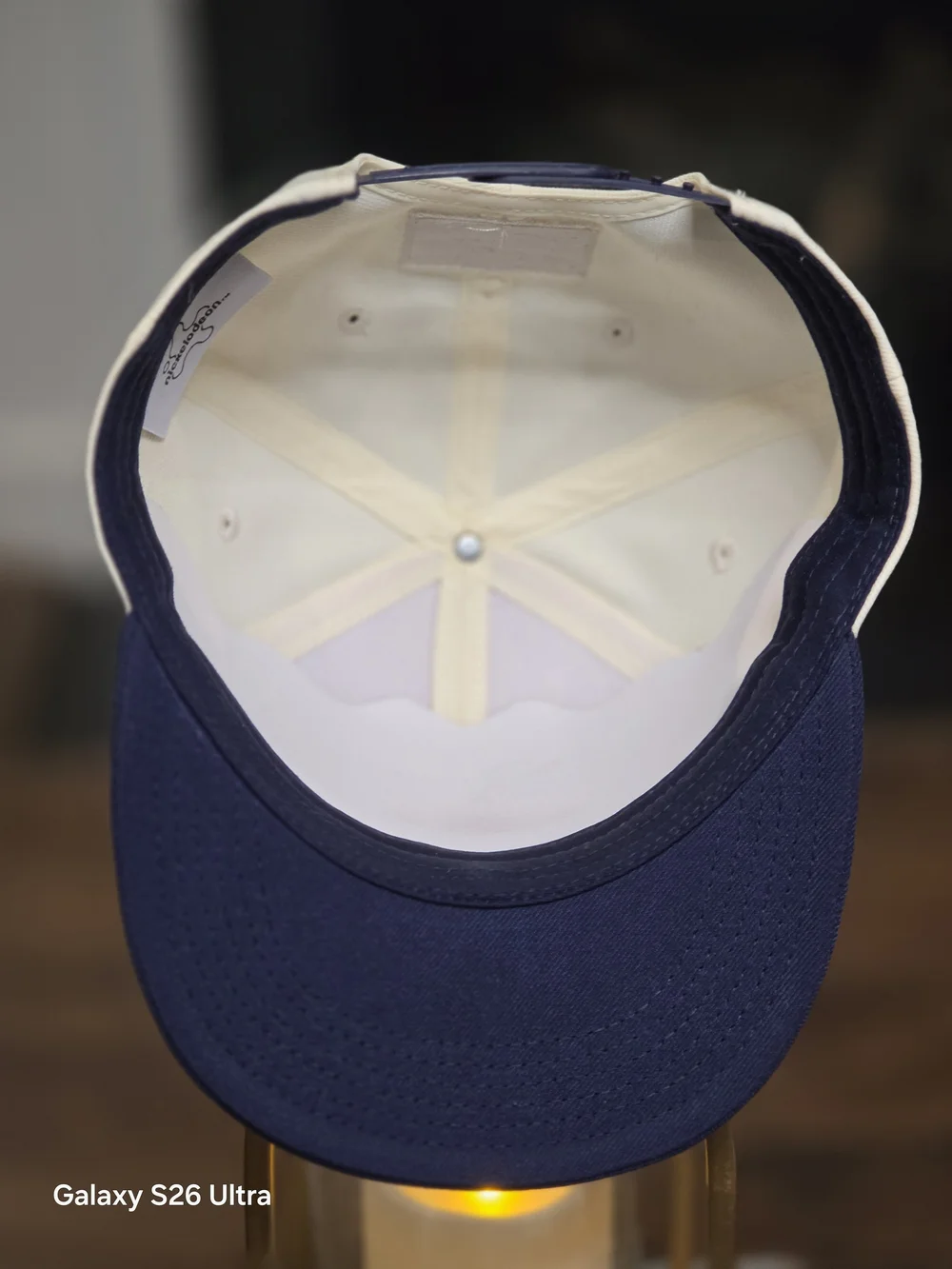 Washington Wizards Cream & Navy Snapback Hat
